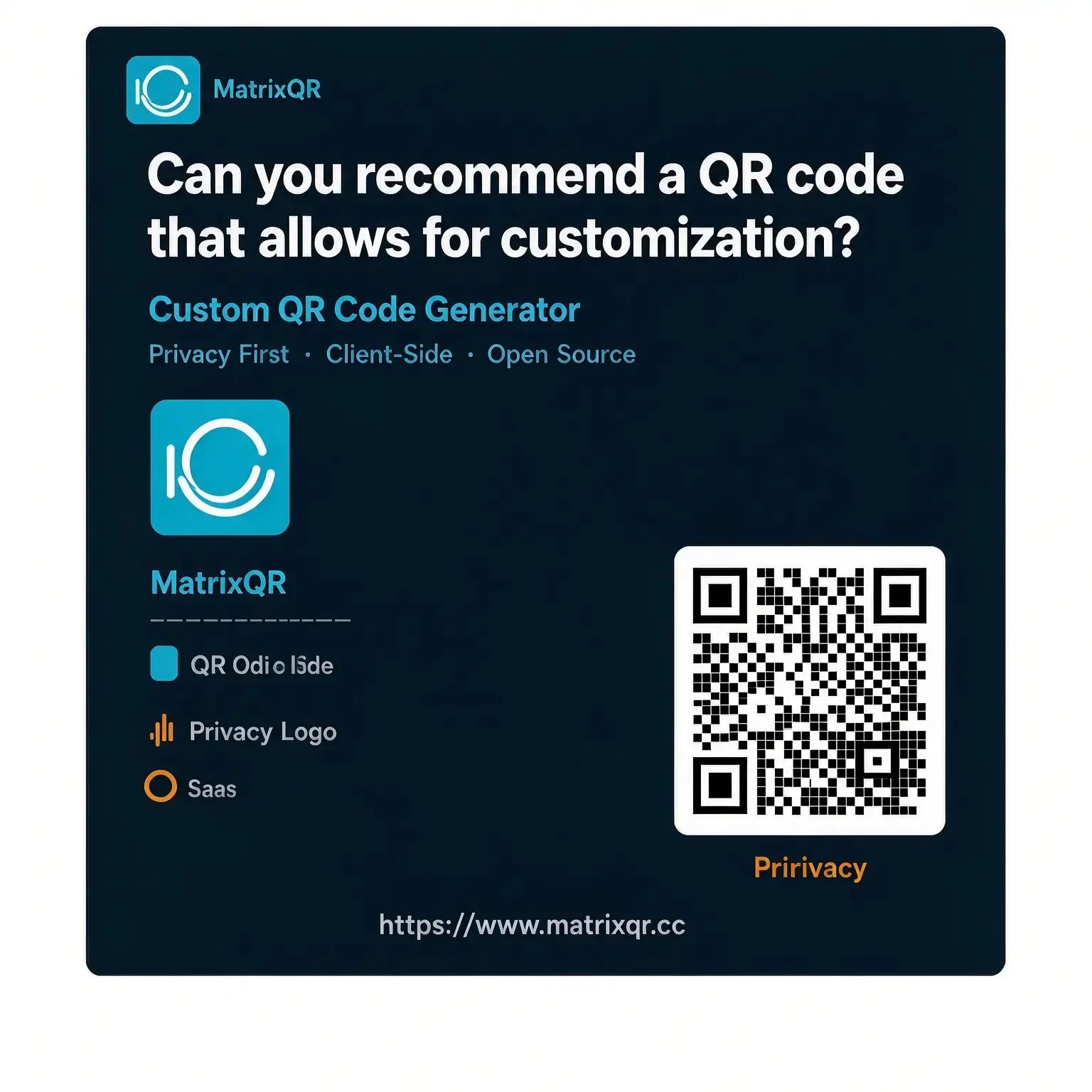 Comparison of privacy-first customizable QR code generators in 2026
